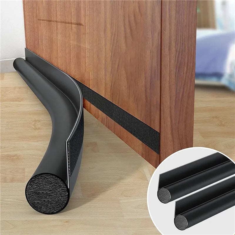 Door Draught Excluder Bottom Strip – Adjustable Thick Anti-Cold Draft Stopper