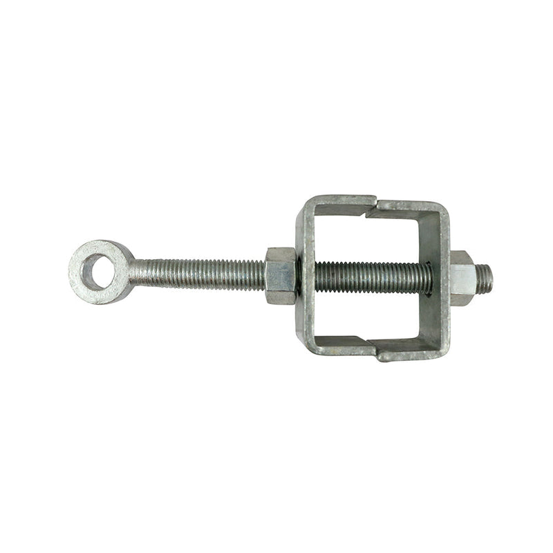 Adjustable Bottom Gate Fitting – Galvanised - 19mm Pin / 250mm Eye