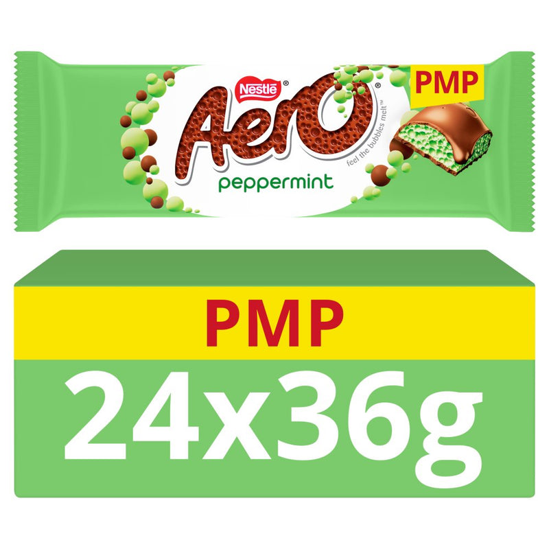 Aero Peppermint Milk Chocolate Bar PMP 36g (Case of 24)