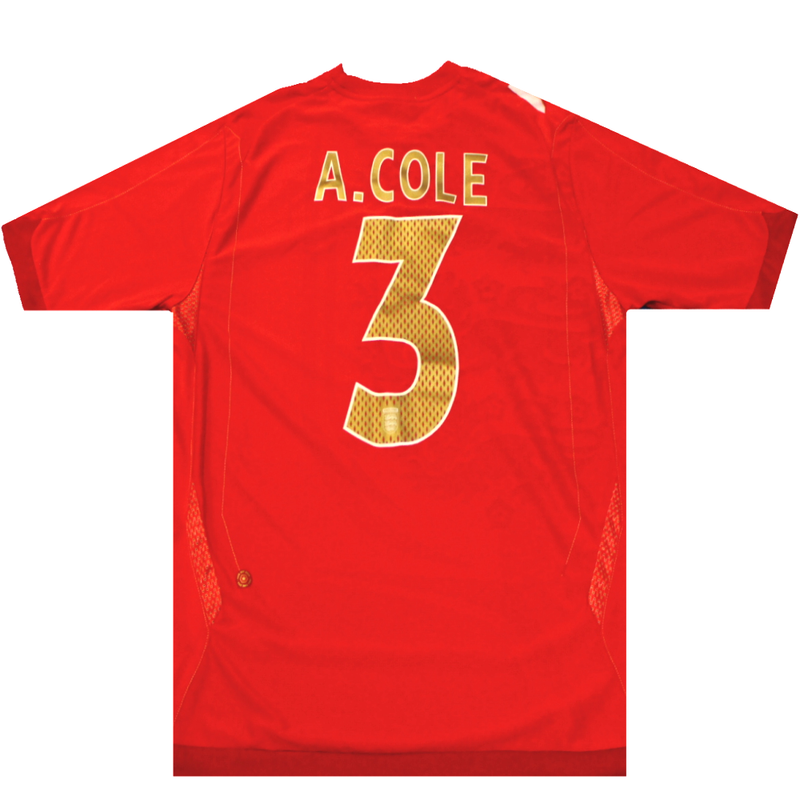 England 2006-2008 Away Shirt Ashley Cole 3 (Excellent) XL