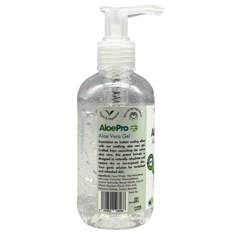 AloePro Natural Soothing Aloe Gel UK 200ml