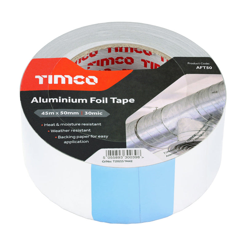 Aluminium Foil Tape - 45m x 50mm