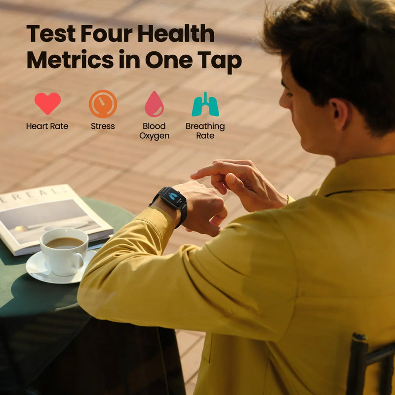 Amazfit GTS 4 Mini Smartwatch - Alexa Built-in, 24H Heart Rate, 150 Sports Modes, Fitness Tracker Smart Watch for Android & iPhone