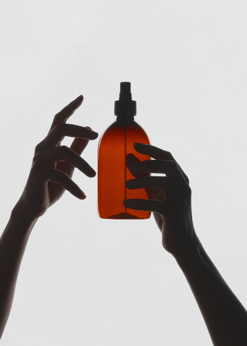 Amber Plastic Atomiser