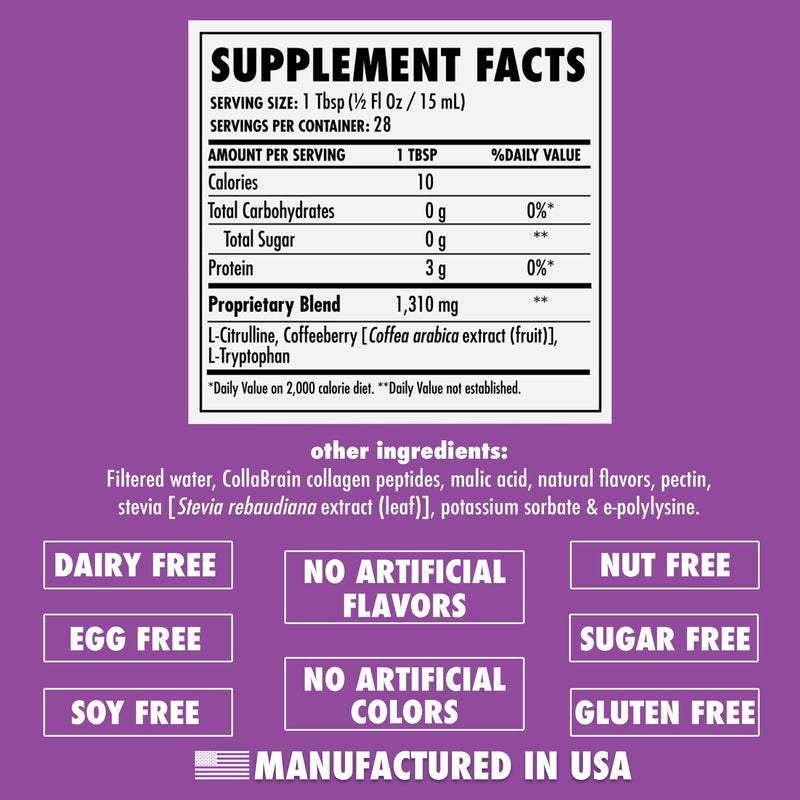 HEALTH DIRECT AminoMind Nootropic Collagen for Brain Health and BDNF, 14 Fl Oz