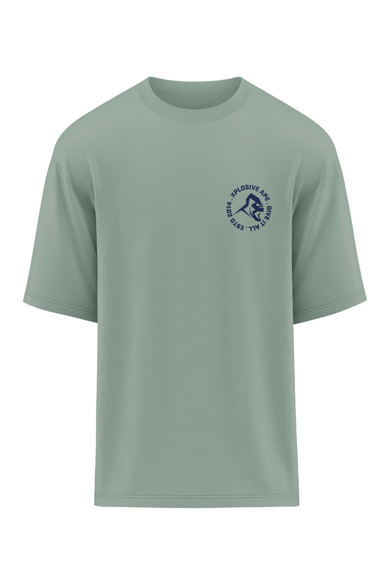 XAPE Ape Core Oversized Tee - Sage