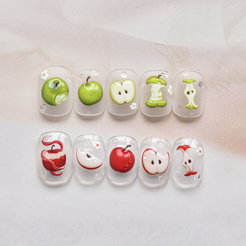 Hello Claws | Apple Jelly Nail Deco Sticker