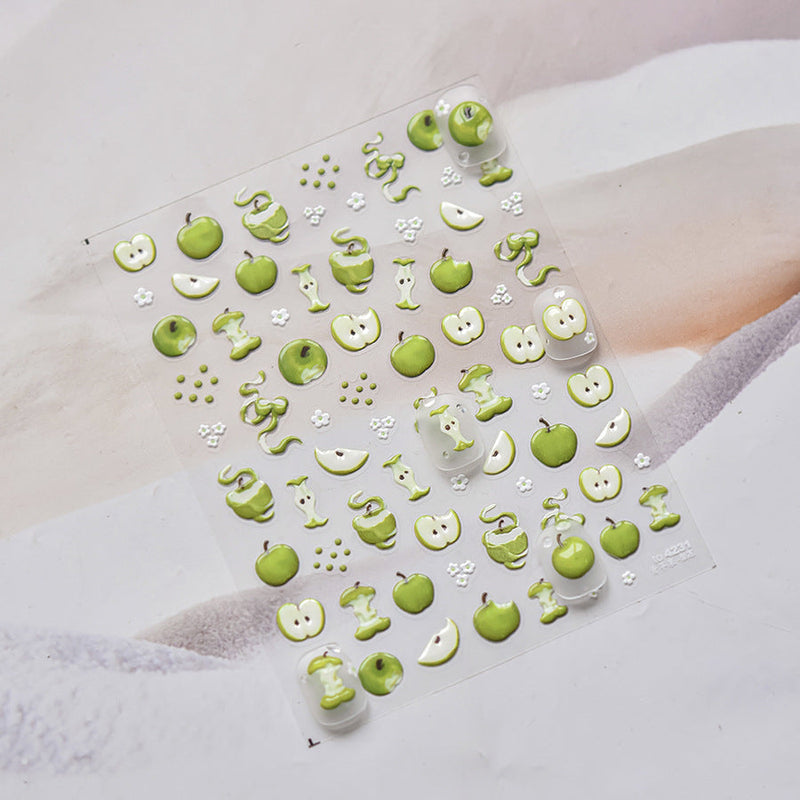 Hello Claws | Apple Jelly Nail Deco Sticker