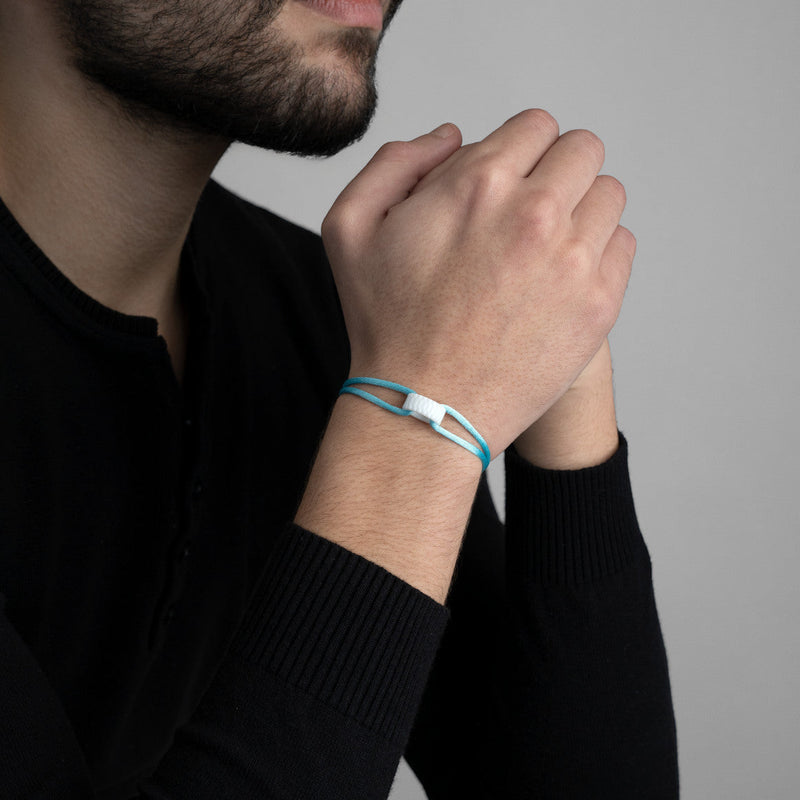 Snow Regent Cord Bracelet