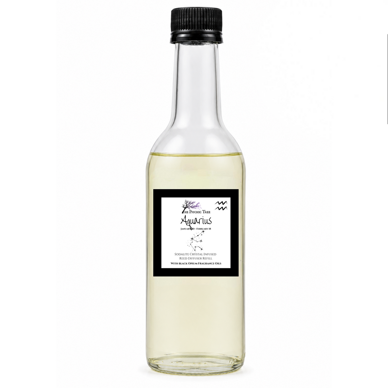 Aquarius - Sign Of The Zodiac Crystal Infused Reed Diffuser