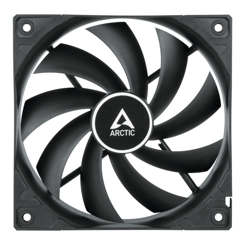 Arctic F12 Low Noise 12cm Case Fan with 9 Blades & Fluid Dynamic 1350 RPM Value Pack