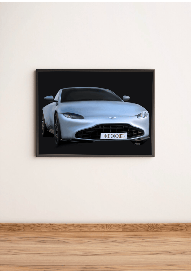London Street Sports Car – Luxury Wall Art Print