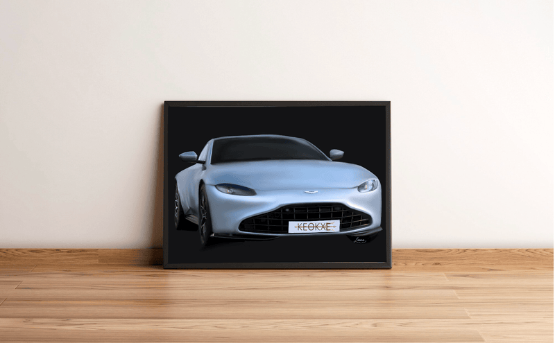 London Street Sports Car – Luxury Wall Art Print