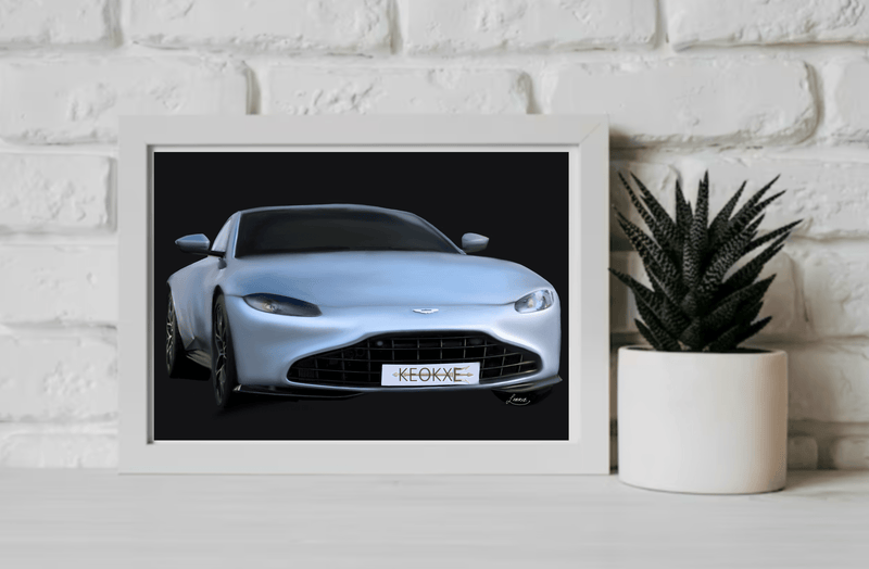 London Street Sports Car – Luxury Wall Art Print