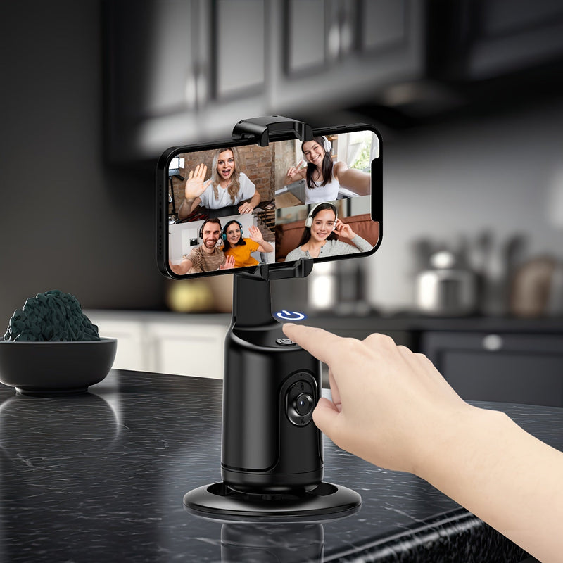 360 Degree Auto Tracking Phone Tripod - Smart Face Tracking