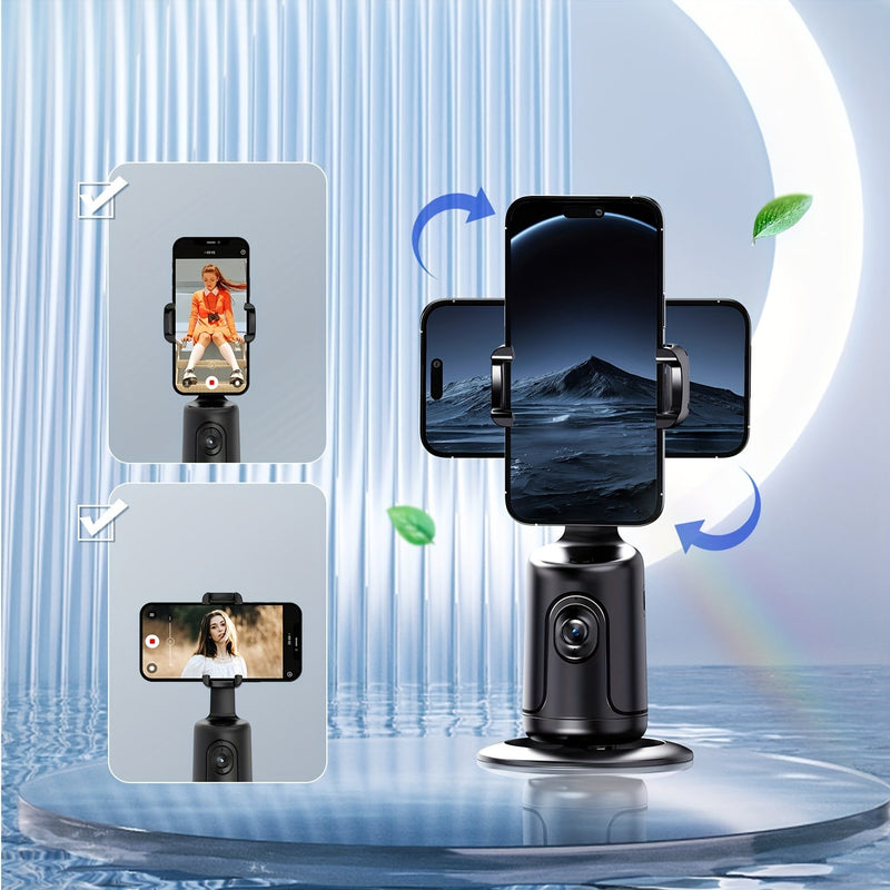 360 Degree Auto Tracking Phone Tripod - Smart Face Tracking