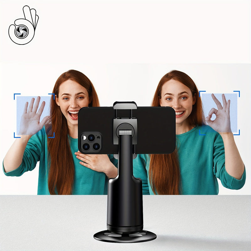 360 Degree Auto Tracking Phone Tripod - Smart Face Tracking