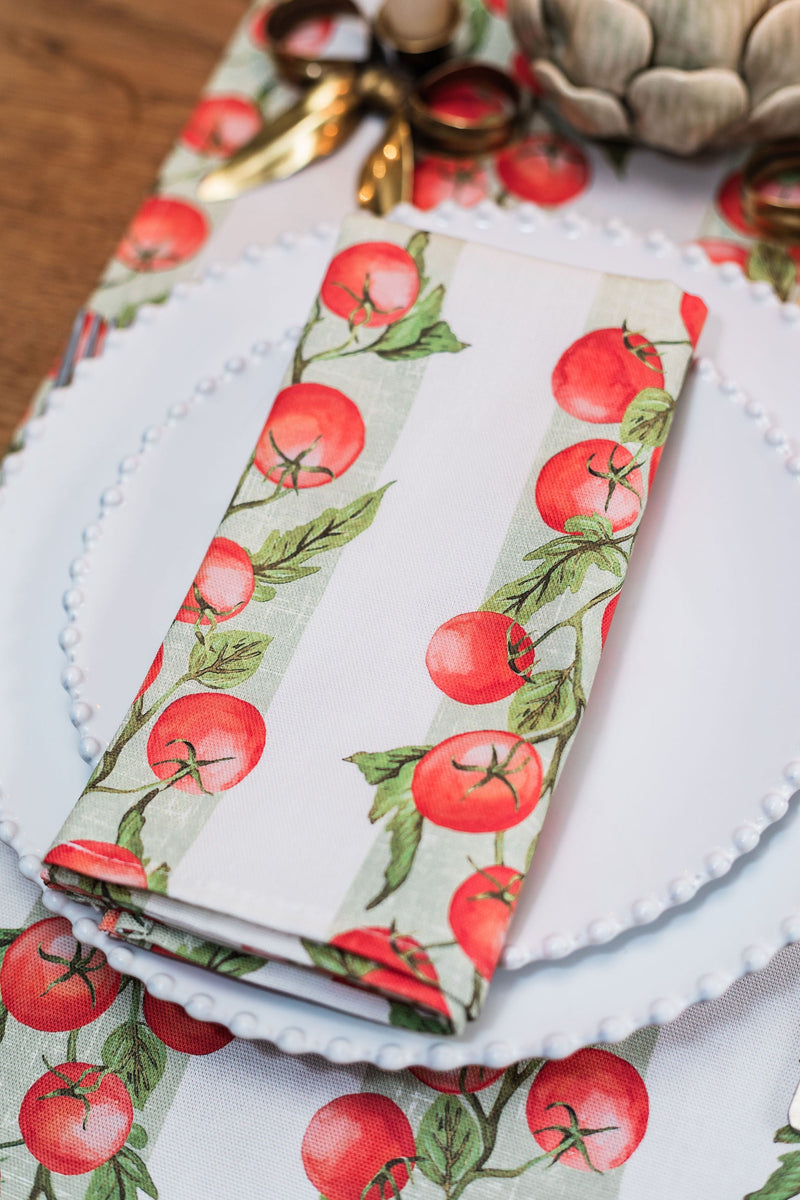 Vine Tomato Napkins (Pair)