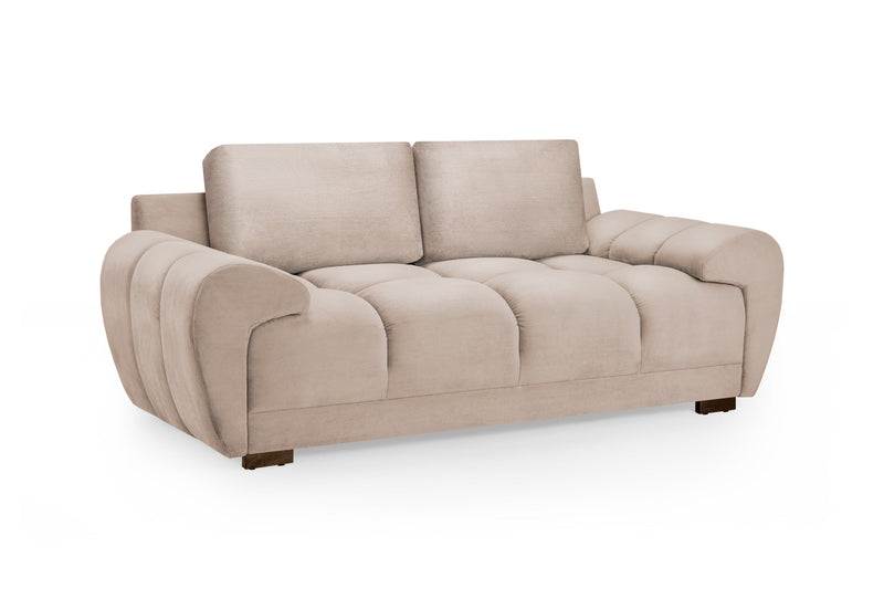 Azzuro 2 Seater Velvet Sofa Anti-Slip Feet