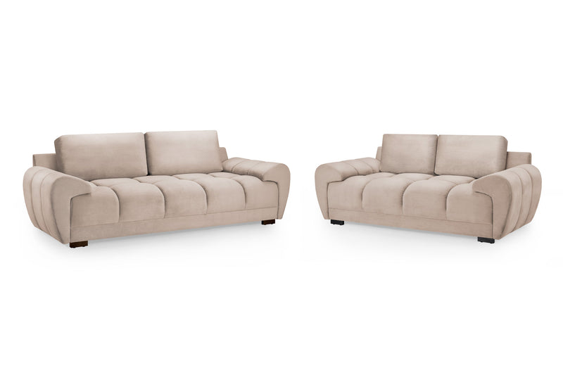 Azzuro  Fabric 3+2 Seater Sofa Set