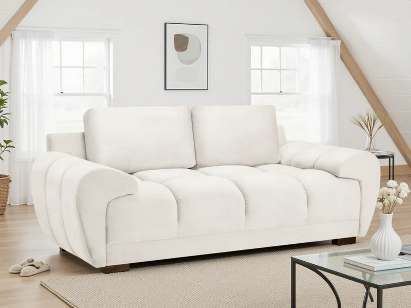 Azzuro 2 Seater Velvet Sofa Anti-Slip Feet