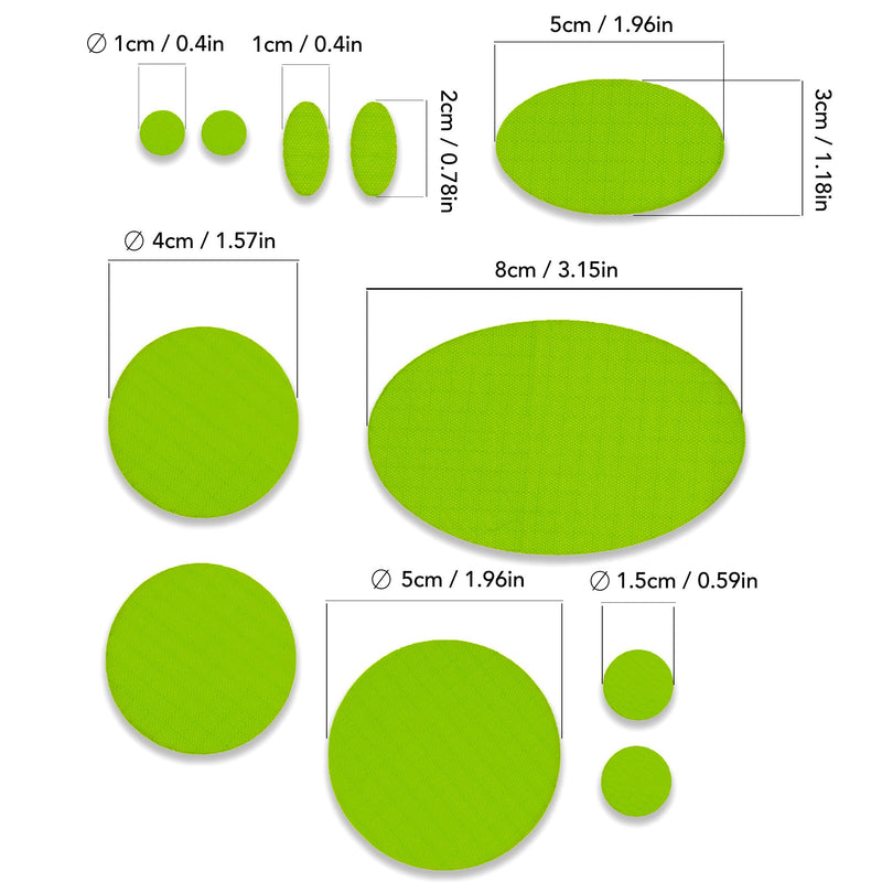 Repair Patches (30+ Colours) for Puffer Jackets, Tents, Upholstery - Stick On, Waterproof, Tear-Cold-Heat-Resistant