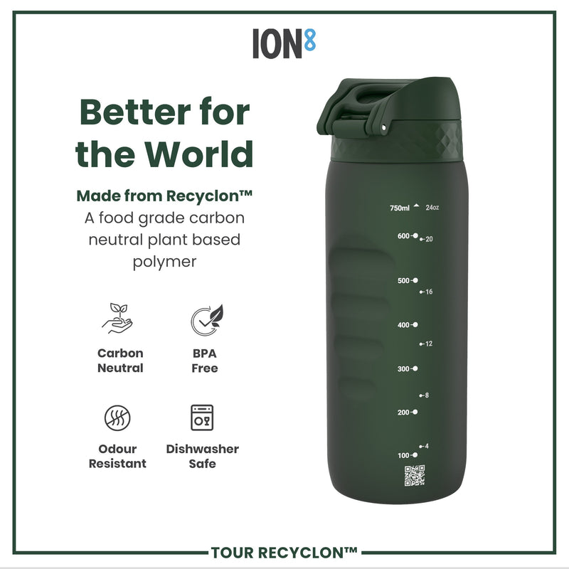 Bottle, Recyclon, Dark Green, 750ml
