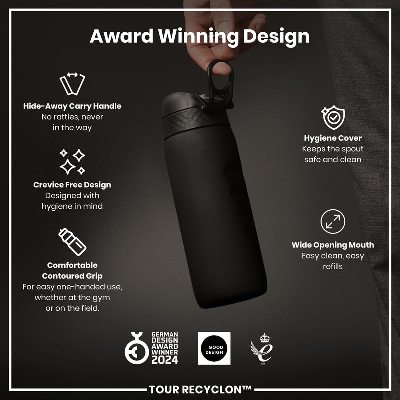 Bottle, Recyclon, Black, 750ml