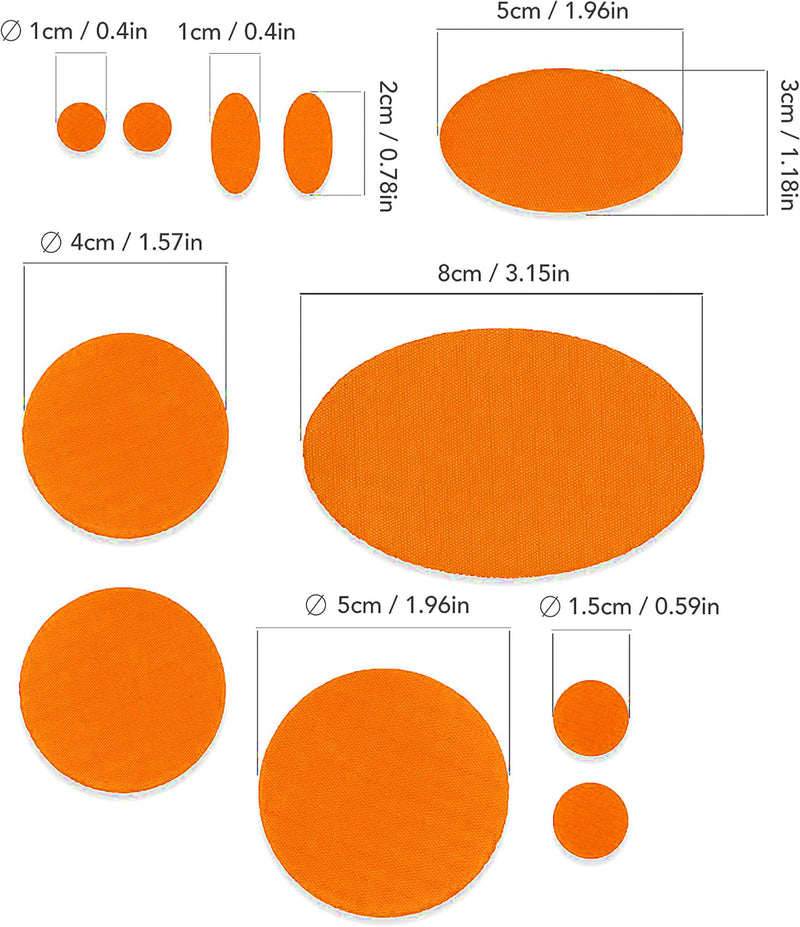 Repair Patches (30+ Colours) for Puffer Jackets, Tents, Upholstery - Stick On, Waterproof, Tear-Cold-Heat-Resistant
