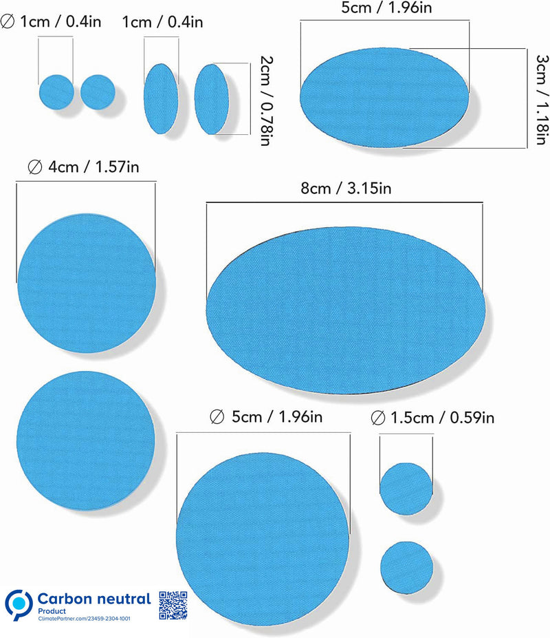 Repair Patches (30+ Colours) for Puffer Jackets, Tents, Upholstery - Stick On, Waterproof, Tear-Cold-Heat-Resistant