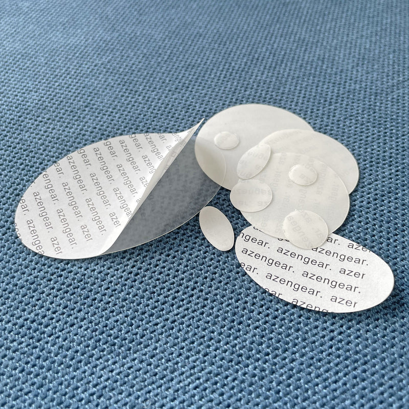 Repair Patches (30+ Colours) for Puffer Jackets, Tents, Upholstery - Stick On, Waterproof, Tear-Cold-Heat-Resistant