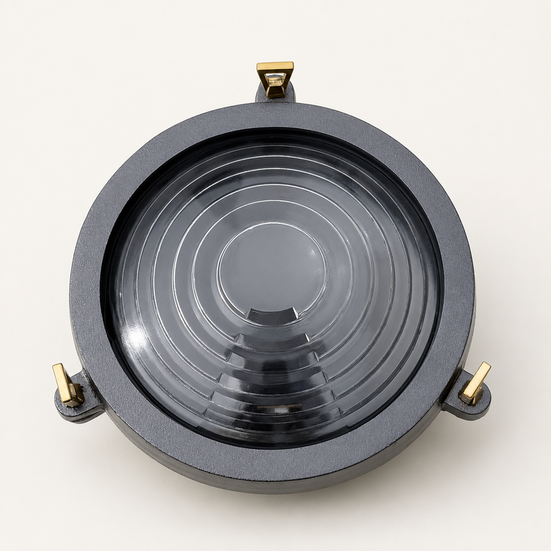 Wroxham ~ Cast Pewter Coastal Lighthouse Wall Light Industrial Ceiling Fixture