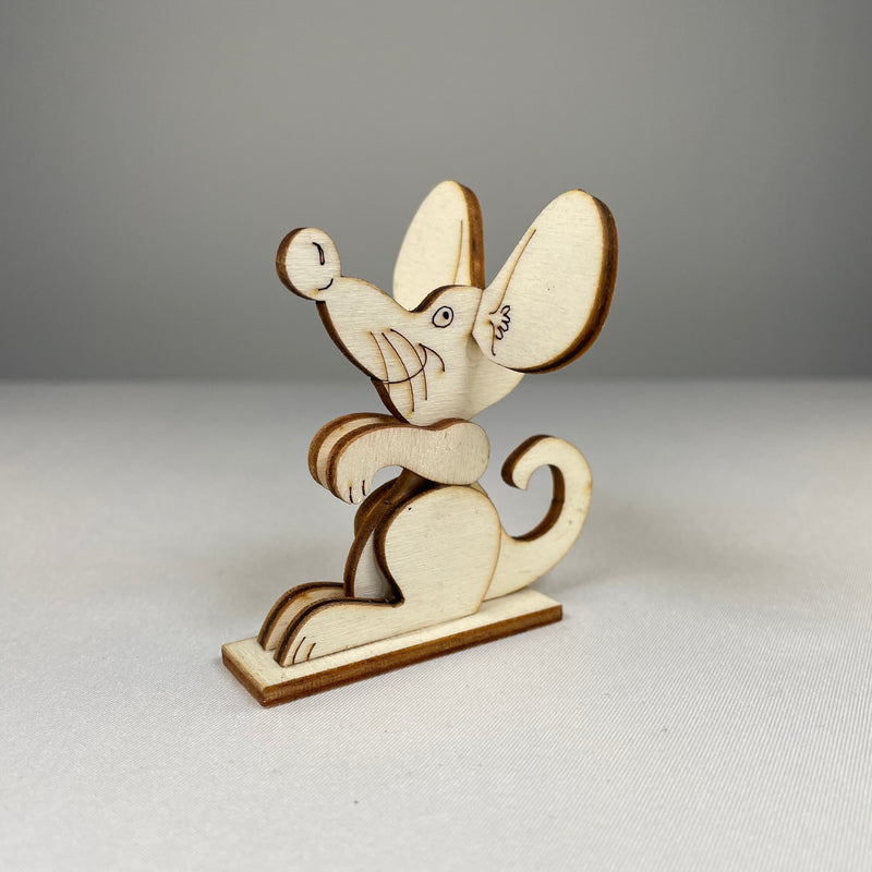 Mouse Ornament - Handmade Ornament