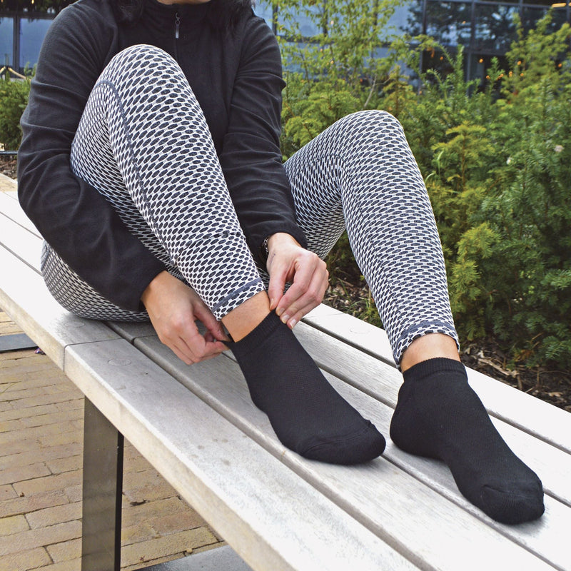 12 Pack Boys & Girls Breathable Bamboo Low Cut Running Socks