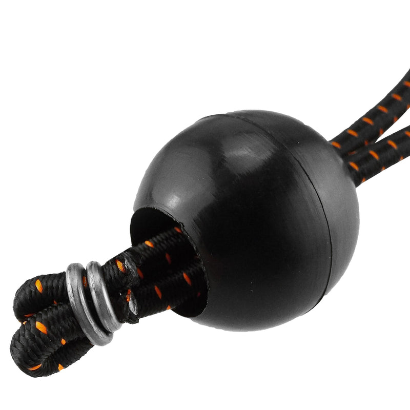 Black Bungee Balls 10"