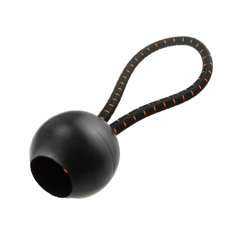 Clear M-Grade Tarpaulin with Bungee Balls (Black)