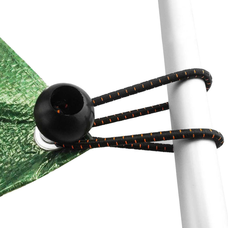 Black Bungee Balls 4"