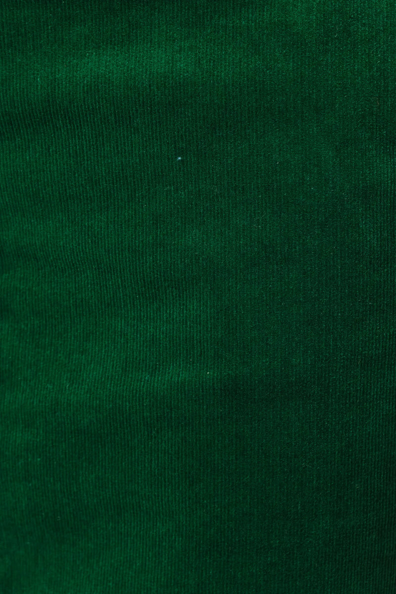 Balthazar Babycord Midi Pencil Skirt - Green