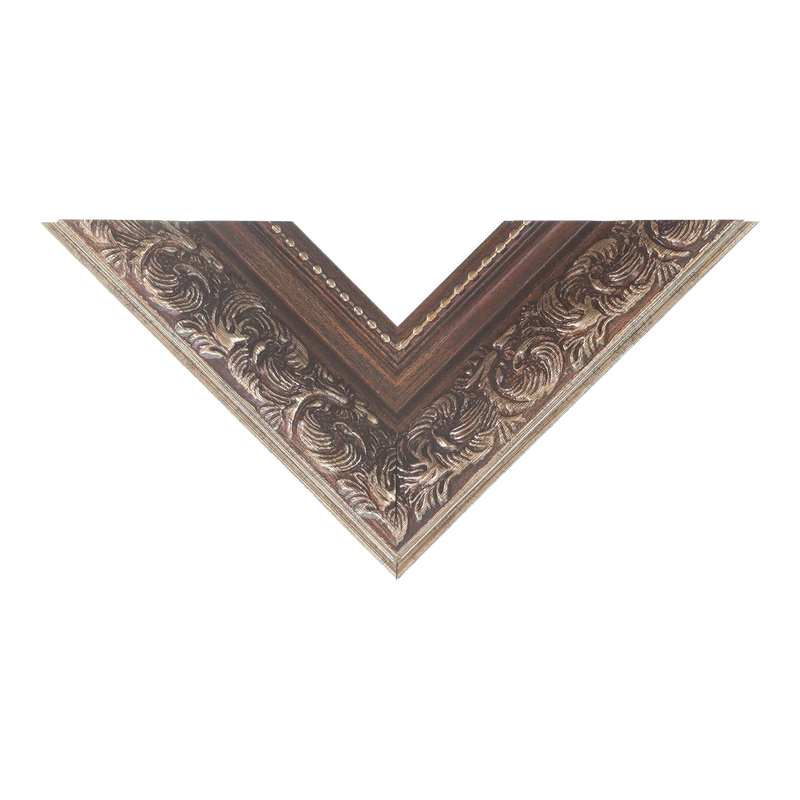Baroque I Bronze Picture Frame, 3.5x3.5"