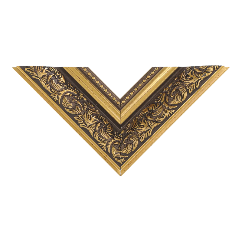 Baroque I Gold Picture Frame, 8.8x26.3"