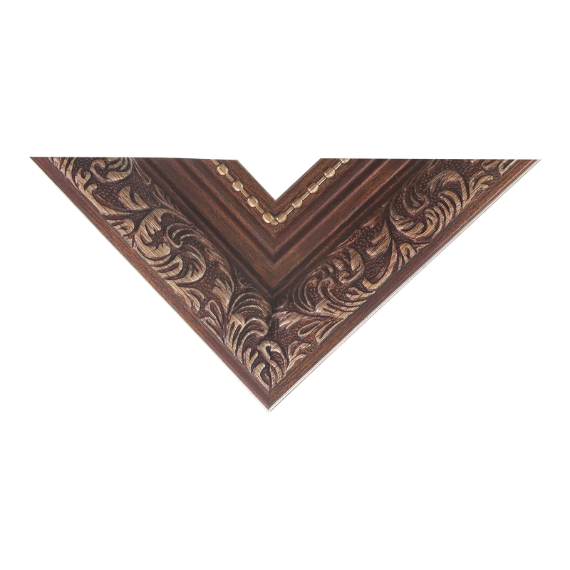 Baroque II Bronze Picture Frame, 16x16cm
