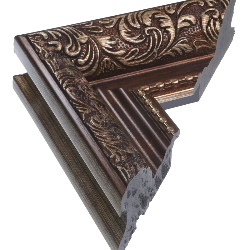 Baroque II Bronze Picture Frame, 10x12"
