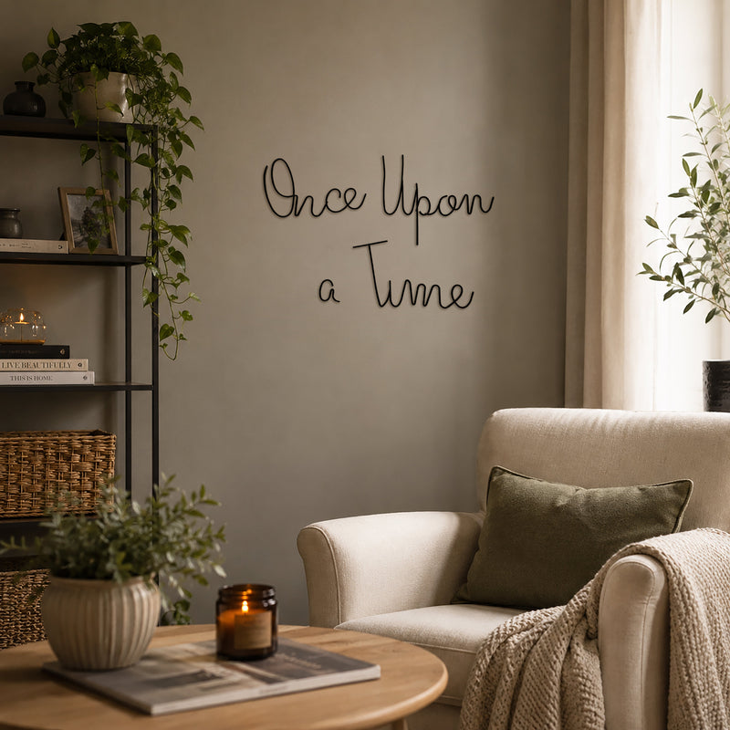 Once Upon a Time Wire Wall Sign