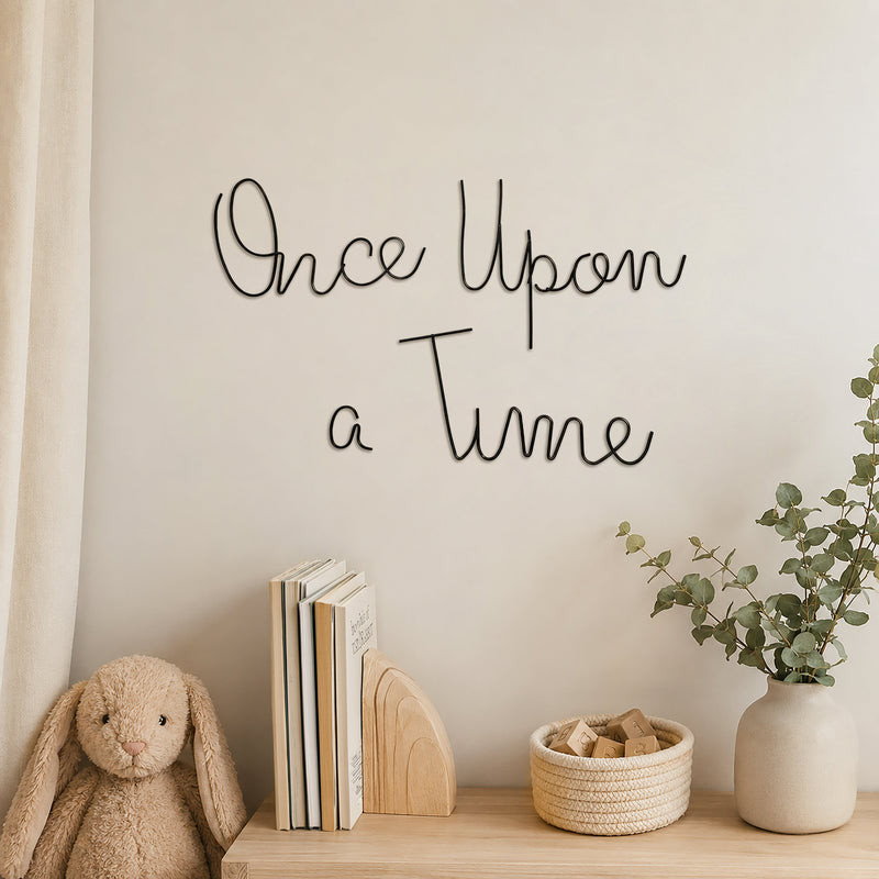 Once Upon a Time Wire Wall Sign