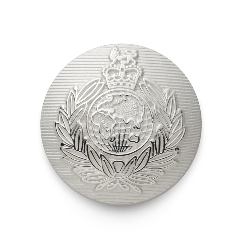 Royal Marines Blazer Button In Silver