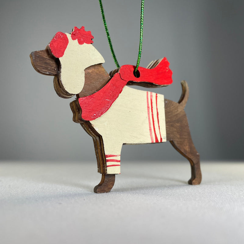 Beagle Dog Bauble - Handmade Ornament