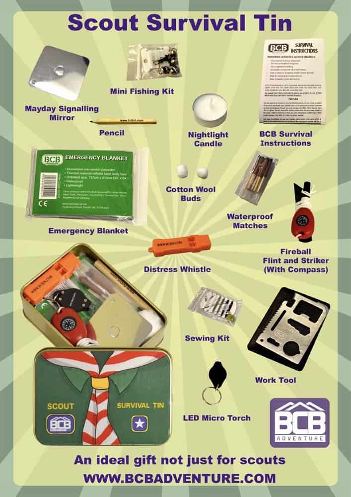 BCB Scout Survival Tin