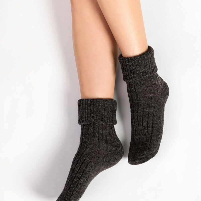 3 Pack Ladies Cosy Wool Bed Socks (2 Sizes)