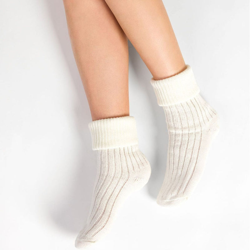 3 Pack Ladies Cosy Wool Bed Socks (2 Sizes)