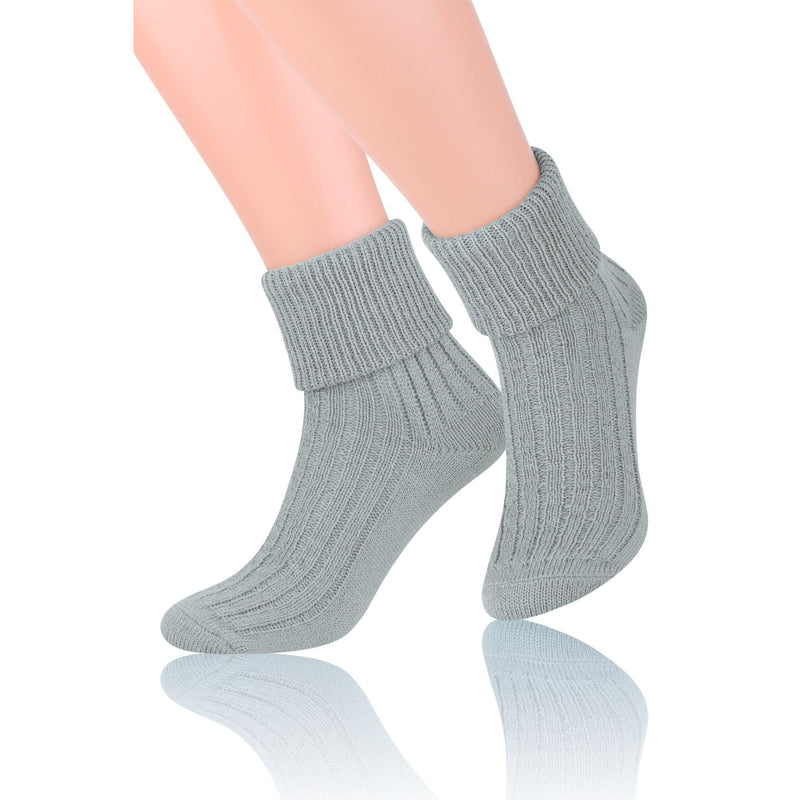 3 Pack Ladies Cosy Wool Bed Socks (2 Sizes)